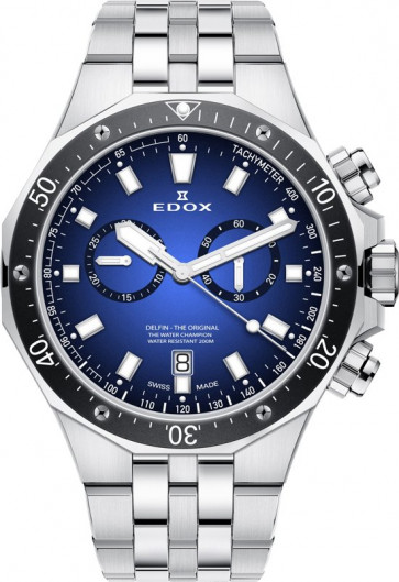 Horlogeband Edox 10109 3M BUIN Staal Staal